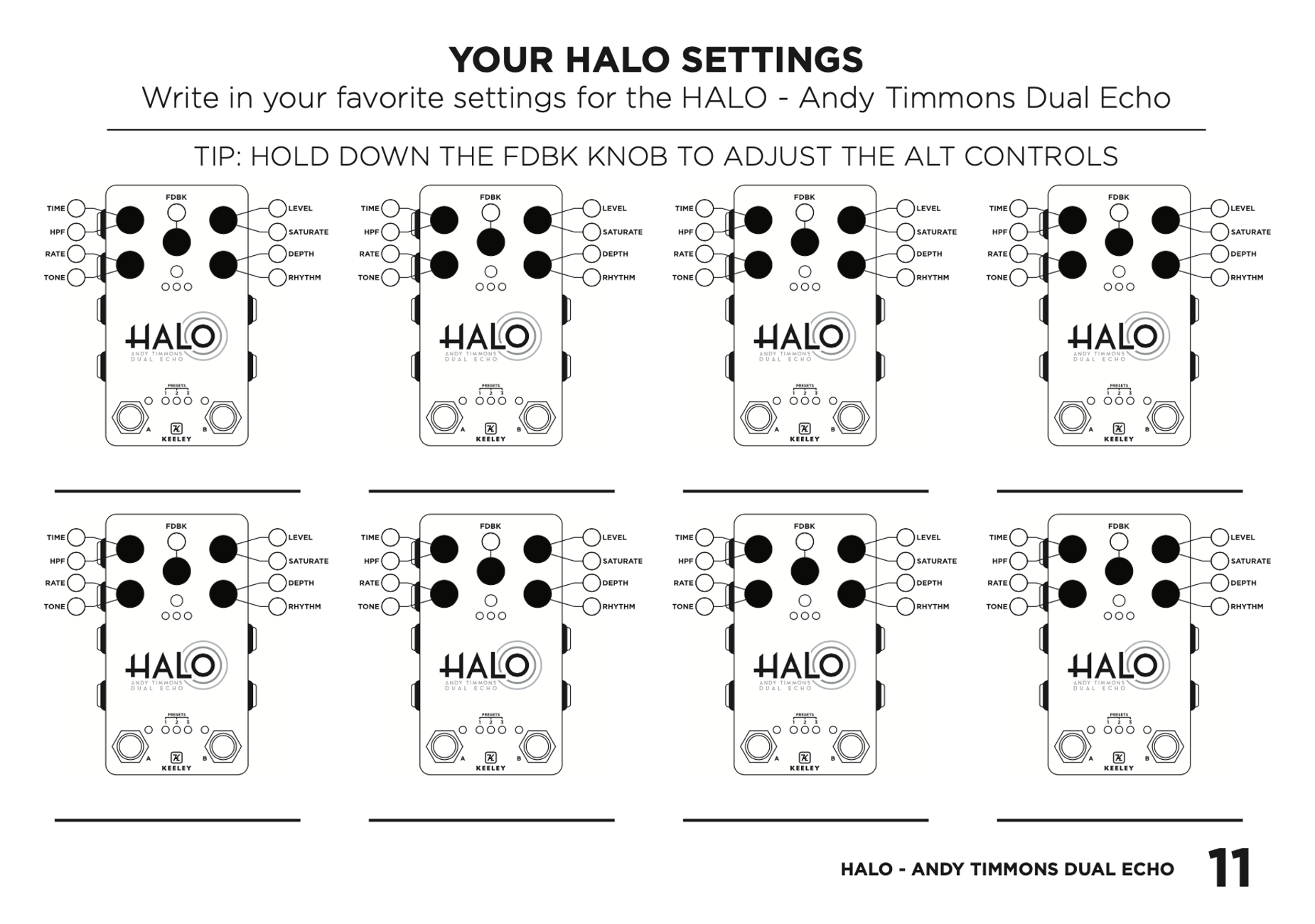 Keeley Halo Andy Timmons Dual Echo | Guitar Nine Keeley Halo Andy Timmons Dual Echo | Guitar Nine